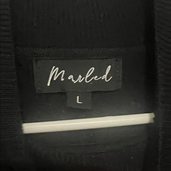 Marled Elegant Black Sweater - Picture 2 of 2